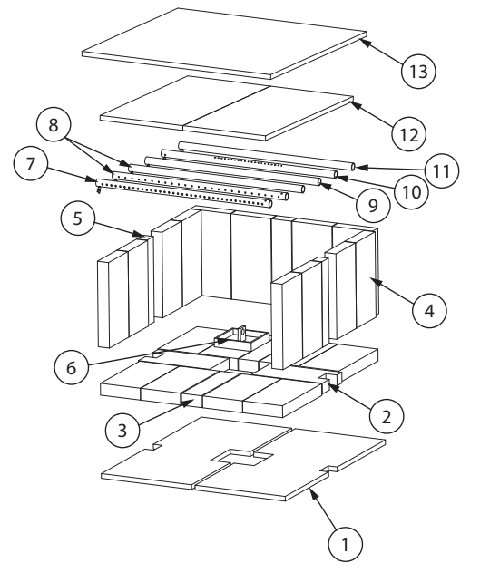 Repair Parts 2 Diagram and Parts List for VG3200-P  US Stove Company Heating Stove